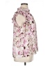 Express 100% Recycled Polyester Floral Pink Sleeveless Blouse Size XL - photo 4