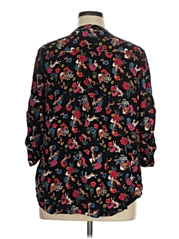 Philosophy Republic Clothing 3/4 Sleeve Blouse (view 2)