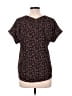 Hippie Rose Black Short Sleeve Blouse Size L - photo 2