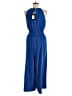 Halston Blue Jumpsuit Size 8 - photo 2