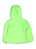 Uniqlo 100% Polyester Solid Green Snow Jacket Size 3-4 - photo 2