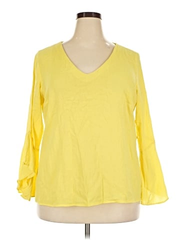 Ashley Stewart 3/4 Sleeve Top (view 1)