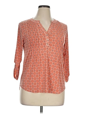 NY Collection 3/4 Sleeve Blouse (view 1)