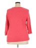 Croft & Barrow 100% Cotton Pink Pullover Sweater Size XXL - photo 2