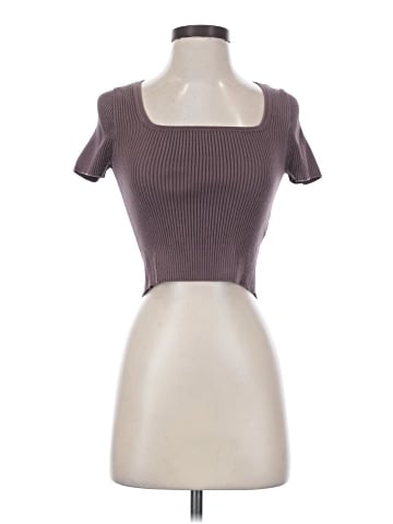 Madewell Square-Neck Crop Sweater Tee (view 1)
