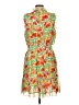 CAbi 100% Polyester Tropical Orange Cocktail Dress Size L - photo 2