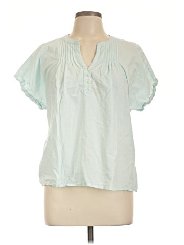 Style&Co Short Sleeve Blouse (view 1)