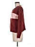 Saturday Sunday Color Block Burgundy Pullover Sweater Size M - photo 5