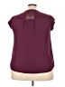 Daniel Rainn 100% Polyester Burgundy Sleeveless Blouse Size 4X - photo 2