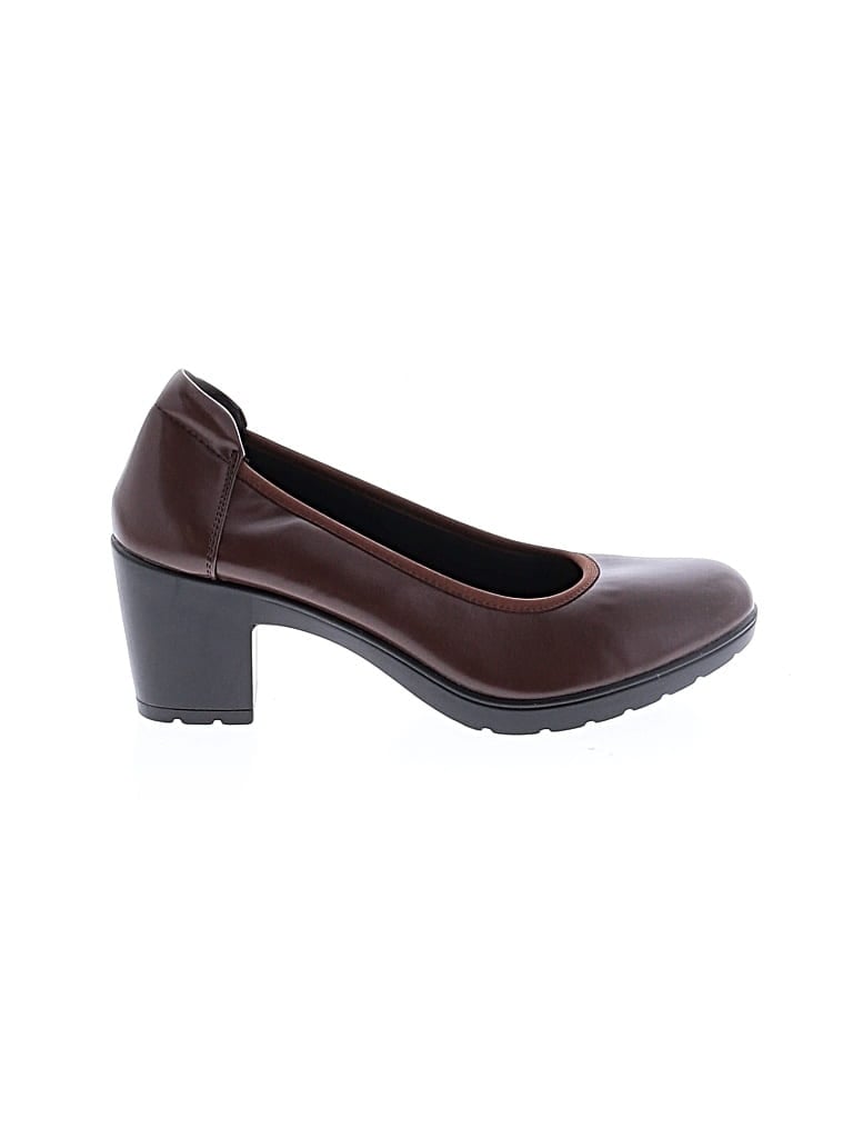 Pre-owned Dream Pairs Heels In Burgundy