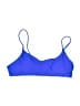Unbranded Solid Blue Swimsuit Top Size M - photo 1