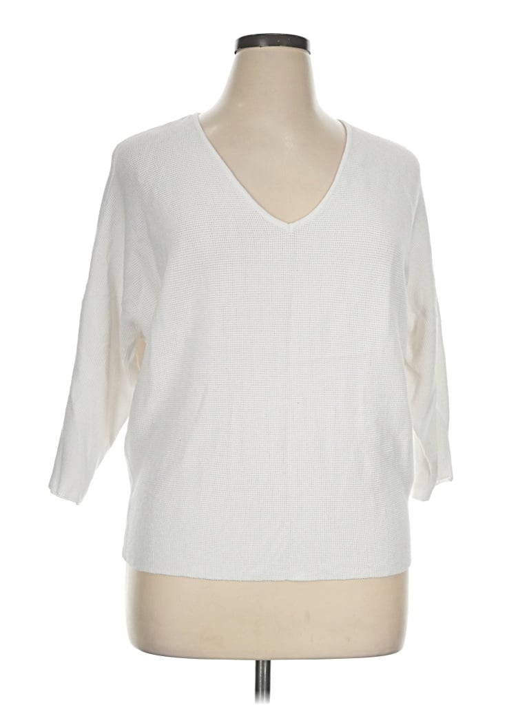 Pre-owned Cyrus Pullover Sweater In White