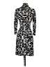 Boston Proper Graphic Black Cocktail Dress Size S - photo 2