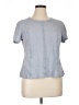 Bobeau Blue Short Sleeve Top Size XL - photo 1