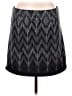 Athleta Chevron-herringbone Ombre Black Casual Skirt Size L - photo 1