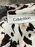 Calvin Klein 100% Polyester Animal Print Silver Long Sleeve Blouse Size 1X - photo 7