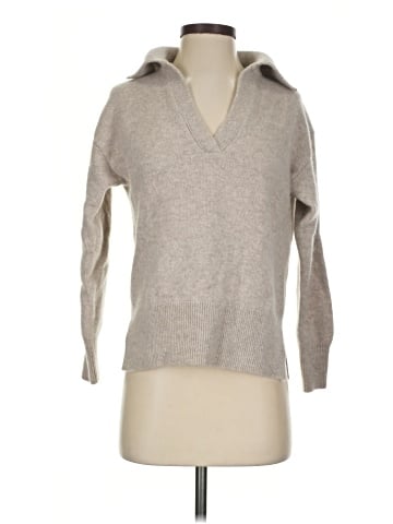 White + Warren Cashmere Pullover Sweater (view 1)