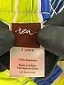 Tea 100% Polyester Yellow Board Shorts Size 4 - photo 3