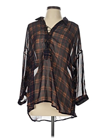 Democracy 3/4 Sleeve Blouse (view 1)
