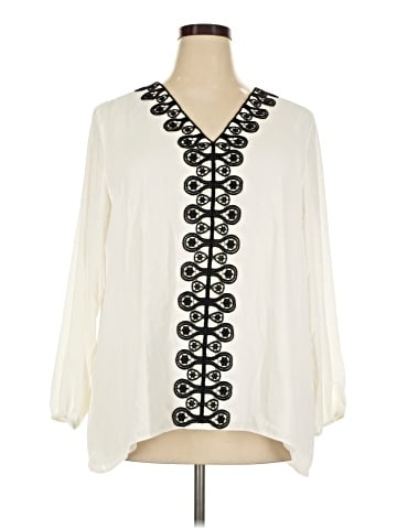 Alfani 3/4 Sleeve Blouse (view 1)