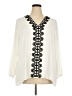 Alfani 100% Polyester Ivory 3/4 Sleeve Blouse Size XXL - photo 1