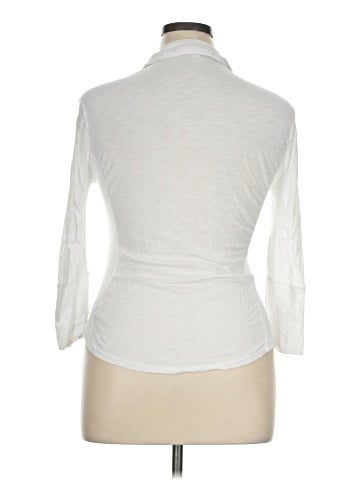 James Perse 3/4 Sleeve Button-Down Shirt (view 2)