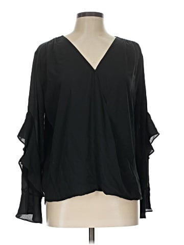 Ann Taylor Factory Long Sleeve Blouse (view 1)