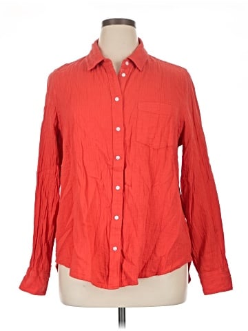Caslon Long Sleeve Button-Down Shirt (view 1)