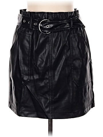 Haute Monde Faux Leather Skirt (view 1)