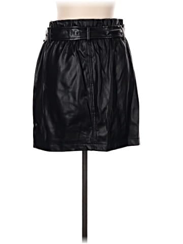 Haute Monde Faux Leather Skirt (view 2)