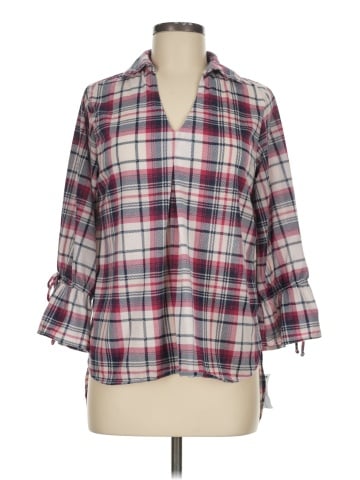NY Collection 3/4 Sleeve Blouse (view 1)