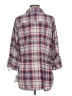 NY Collection 100% Polyester Plaid Pink 3/4 Sleeve Blouse Size M - photo 2