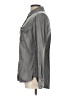 Merona Gray Long Sleeve Button-Down Shirt Size L - photo 5