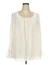 ModCloth 100% Polyester Ivory Long Sleeve Blouse Size 3X - photo 1