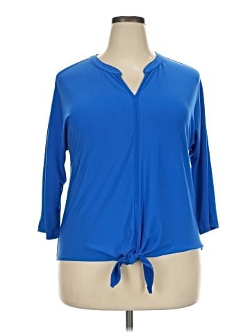 Easywear by Chico's 3/4 Sleeve Blouse (view 1)