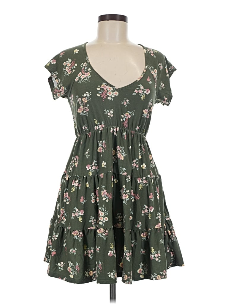 Pre-owned No Boundaries Casual Dress In Green
