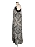 Athleta 100% Polyester Graphic Silver Casual Dress Size L - photo 5