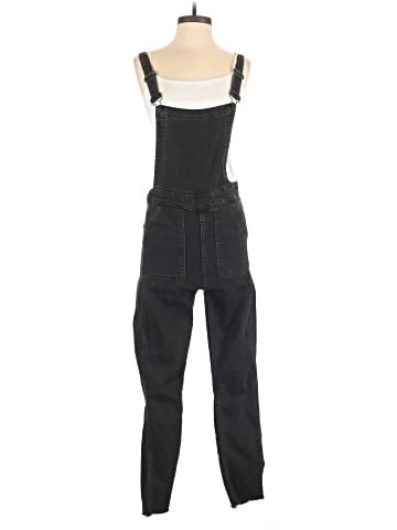 Madewell Skinny Overalls in Lunar Wash (view 1)