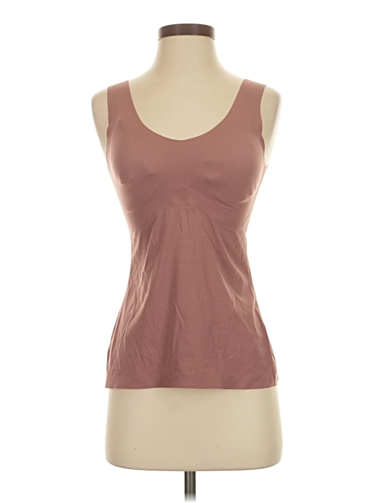 Pre-owned Knix Tank Top Brown Scoop Neck Tops