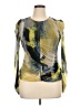 DKNY Yellow Long Sleeve Blouse Size XL - photo 1