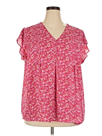 Cynthia Rowley TJX Short Sleeve Blouse (view 1)