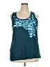 Apt. 9 Teal Tank Top Size 3X - photo 1