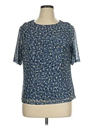 Calvin Klein Short Sleeve Blouse (view 1)
