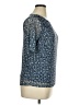 Calvin Klein Blue Short Sleeve Blouse Size XL - photo 4