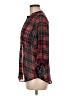Xhilaration 100% Polyester Plaid Red 3/4 Sleeve Blouse Size M - photo 5
