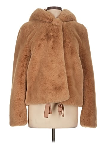 Sandro Faux Fur Jacket (view 1)