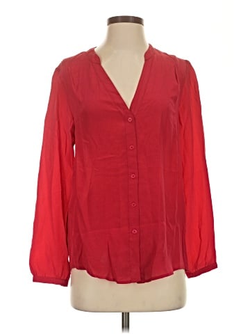 Zoe & Sam 3/4 Sleeve Silk Top (view 1)