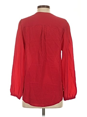 Zoe & Sam 3/4 Sleeve Silk Top (view 2)