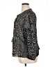 MICHAEL Michael Kors 100% Polyester Animal Print Black Long Sleeve Blouse Size XL - photo 5