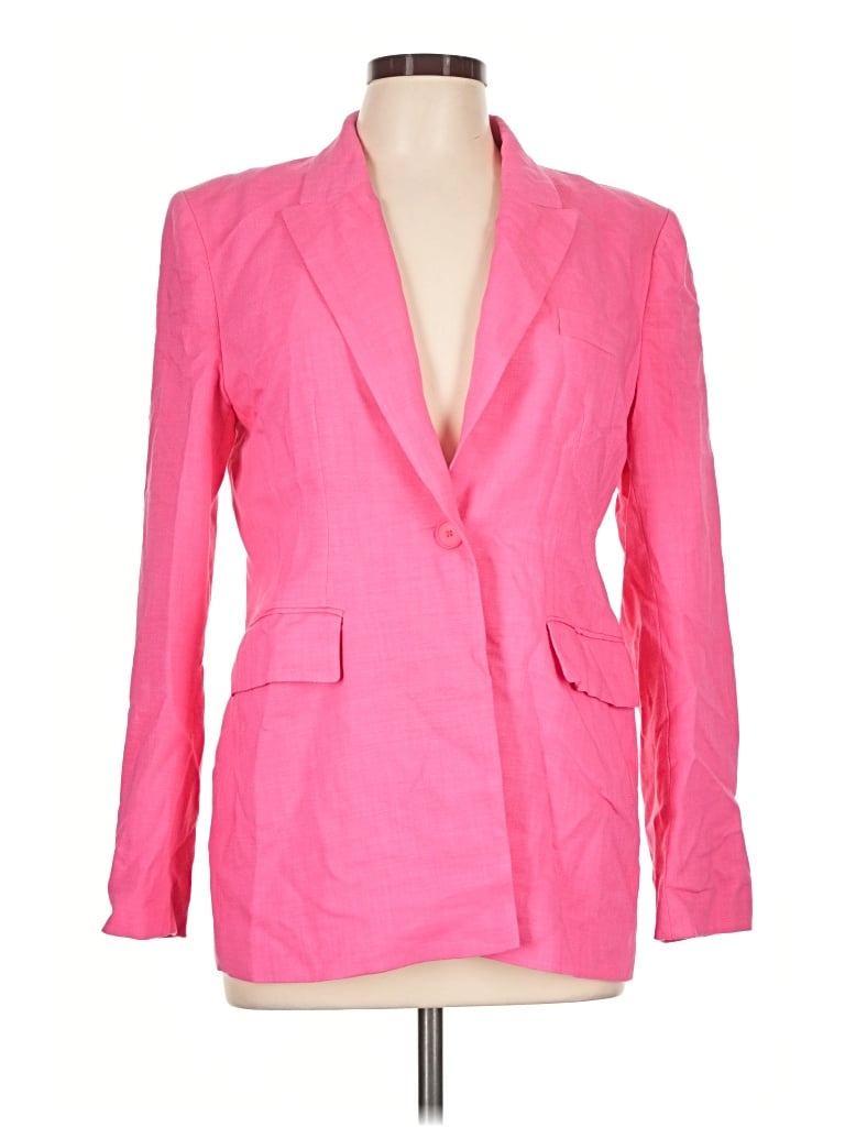 Pre-owned Zara Blazer Jacket In Pink